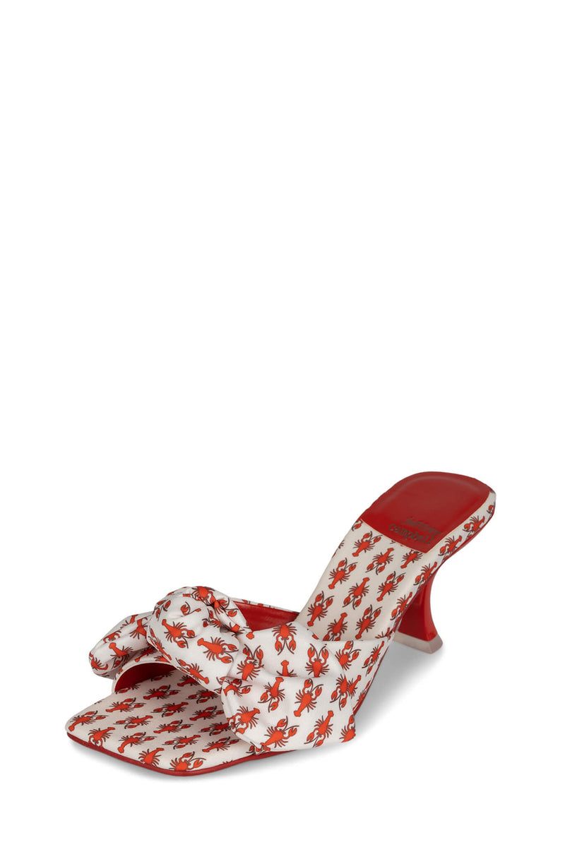 Jeffrey Campbell Mr-Big-Bow Women's Heels Red | YMEZNRC-41