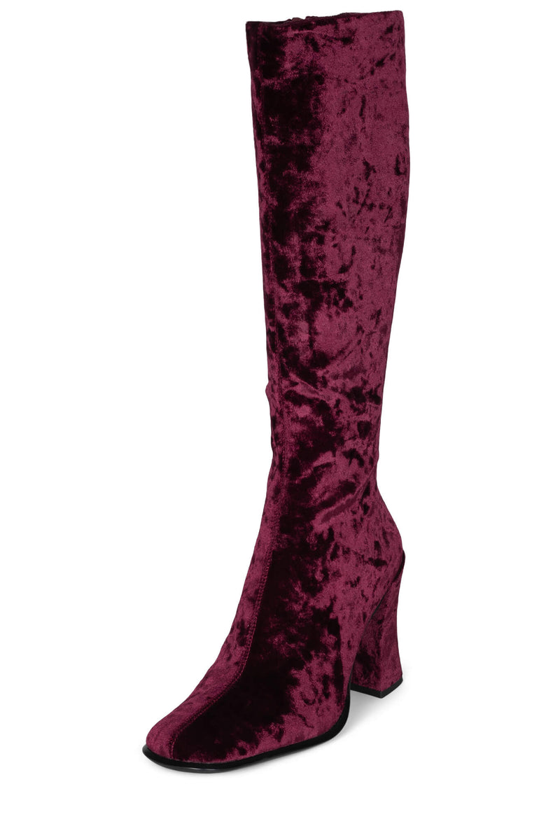 Jeffrey Campbell Naissance Women's Knee High Boots Purple | XWPJNVL-71