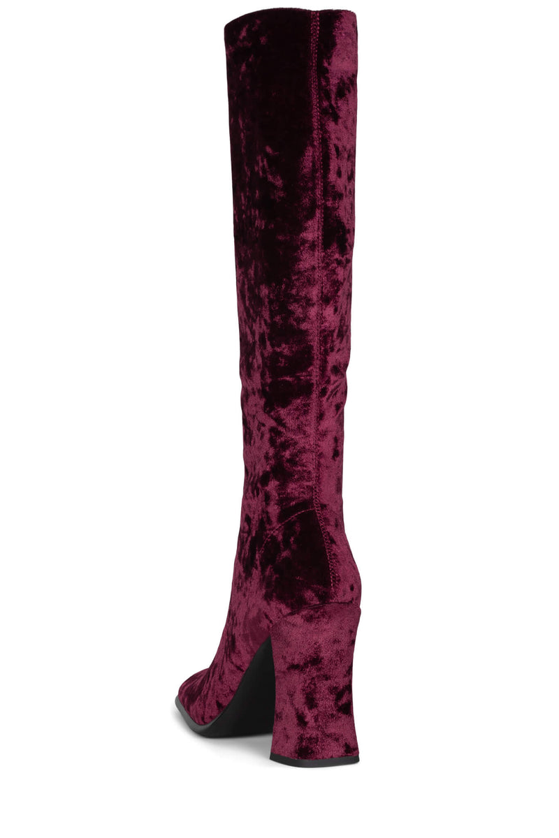 Jeffrey Campbell Naissance Women's Knee High Boots Purple | XWPJNVL-71