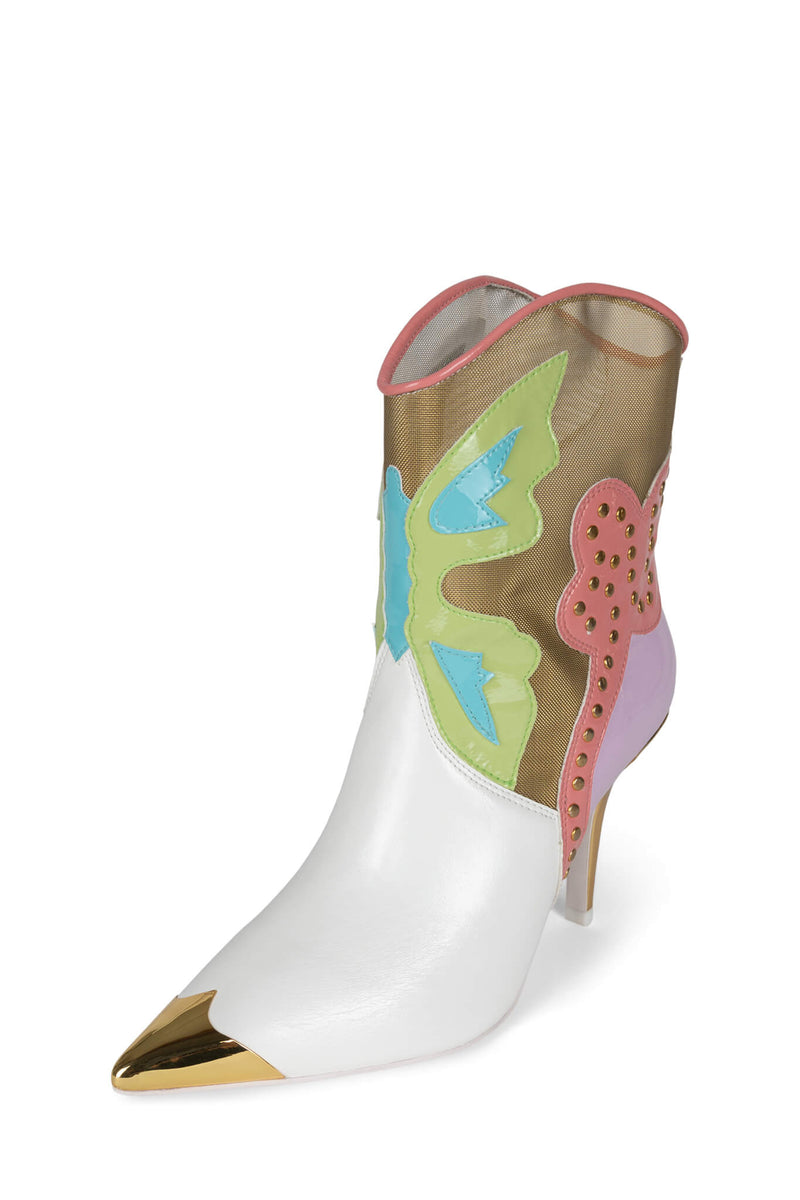 Jeffrey Campbell Nevrtheles Women's Ankle Boots Multicolor | ZFCOXUA-67