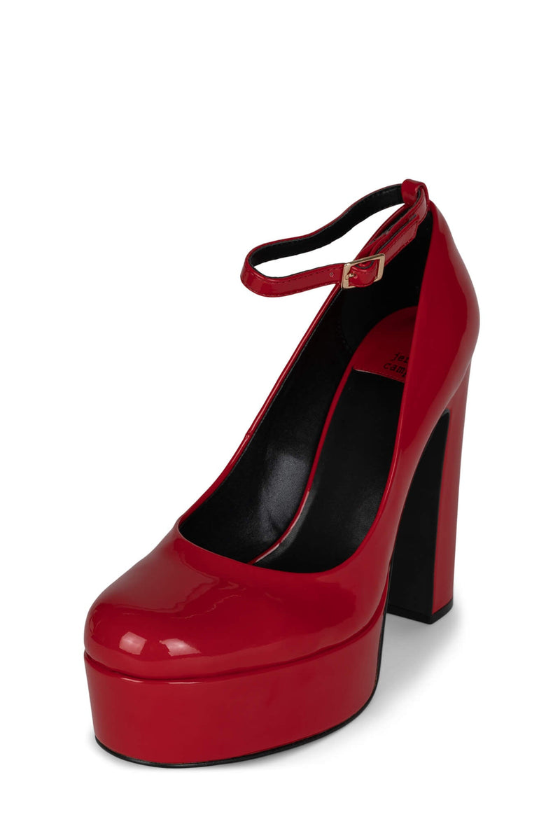 Jeffrey Campbell Okurr Women's Pumps Red | LGEAKDB-69