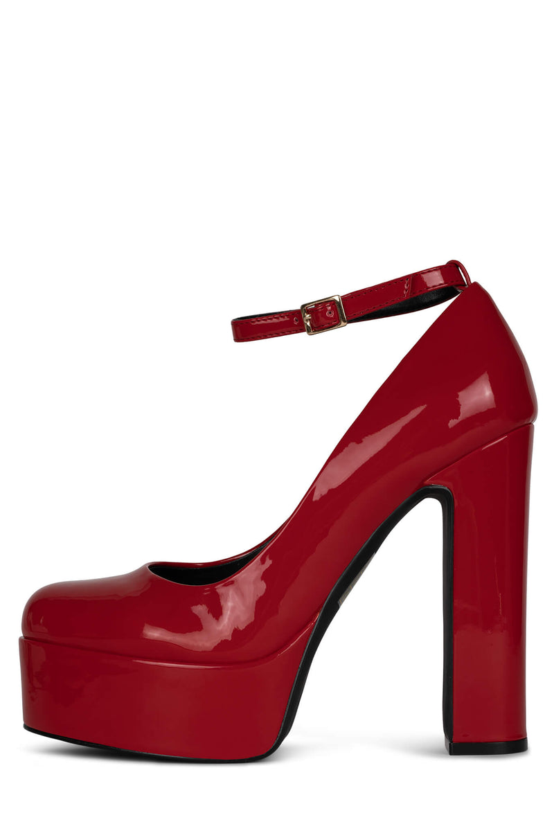 Jeffrey Campbell Okurr Women\'s Pumps Red | LGEAKDB-69