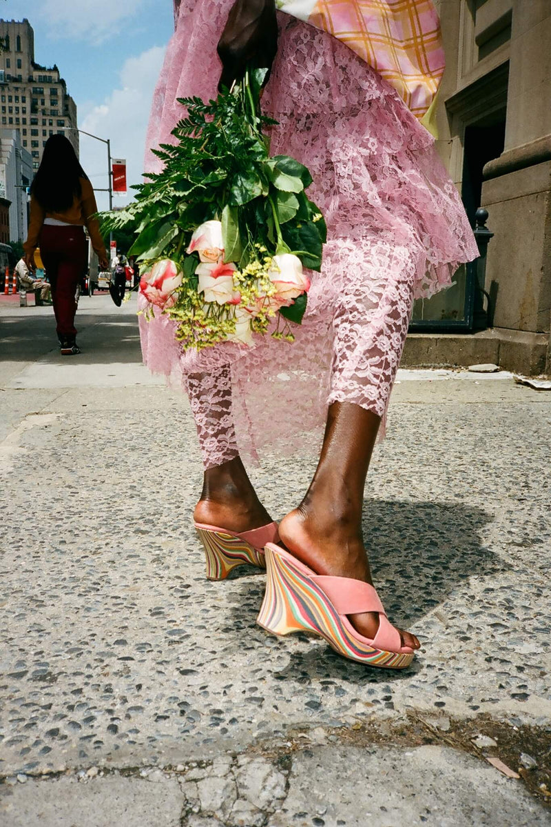 Jeffrey Campbell Paradie Women's Platform Sandals Pink | YNDHXOG-45