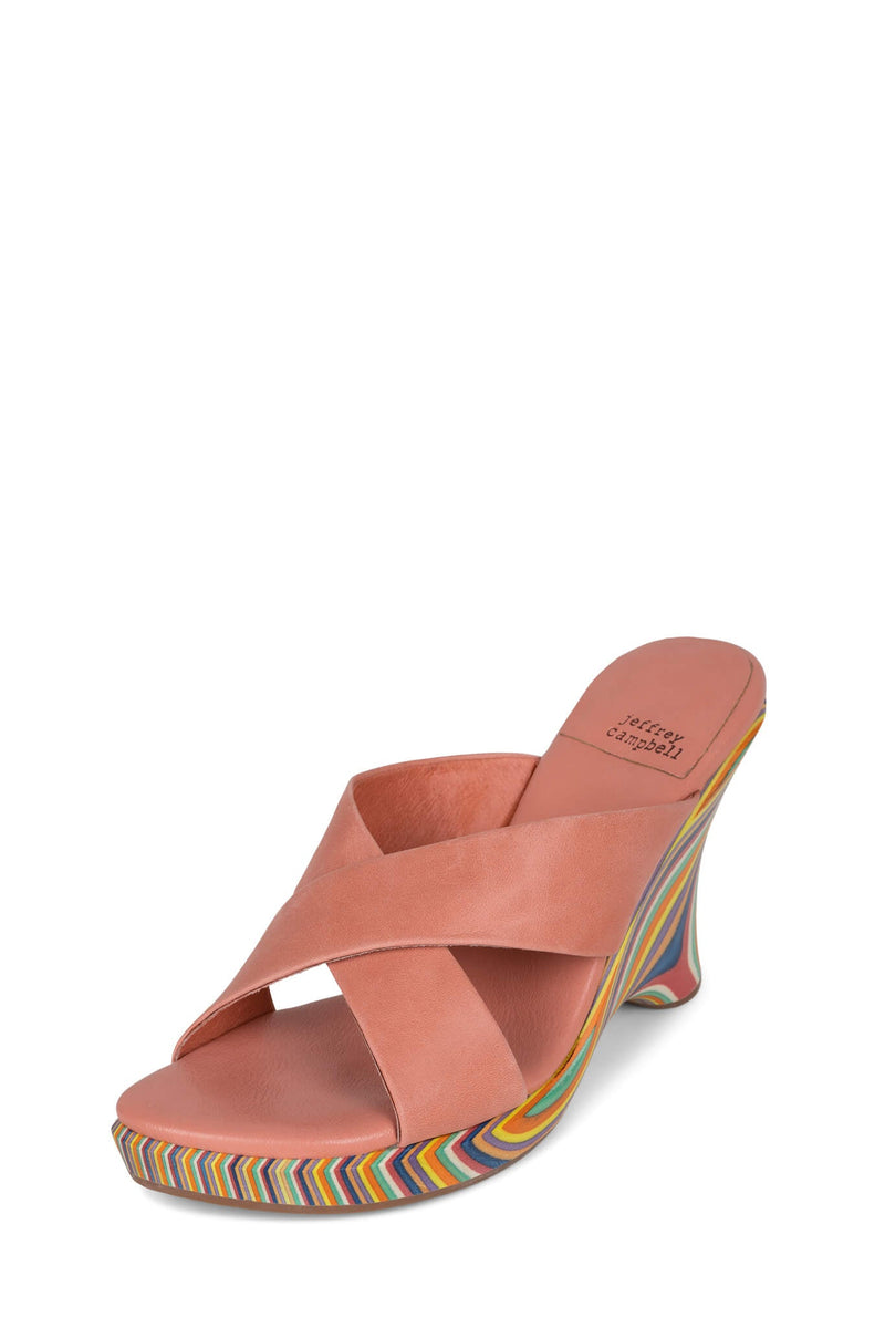 Jeffrey Campbell Paradie Women's Platform Sandals Pink | YNDHXOG-45