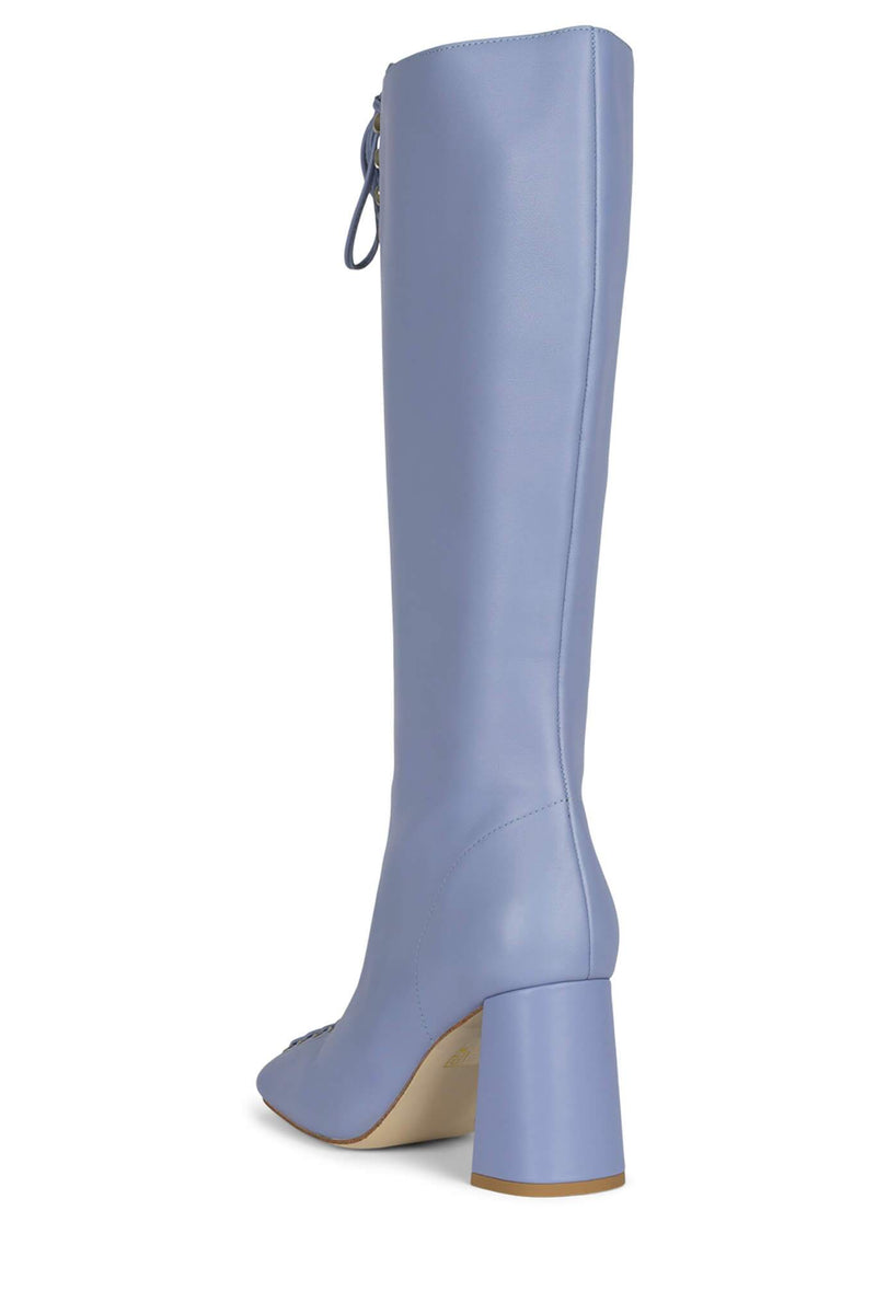 Jeffrey Campbell Patti-Lu Women's Knee High Boots Blue | WDPNOXG-89