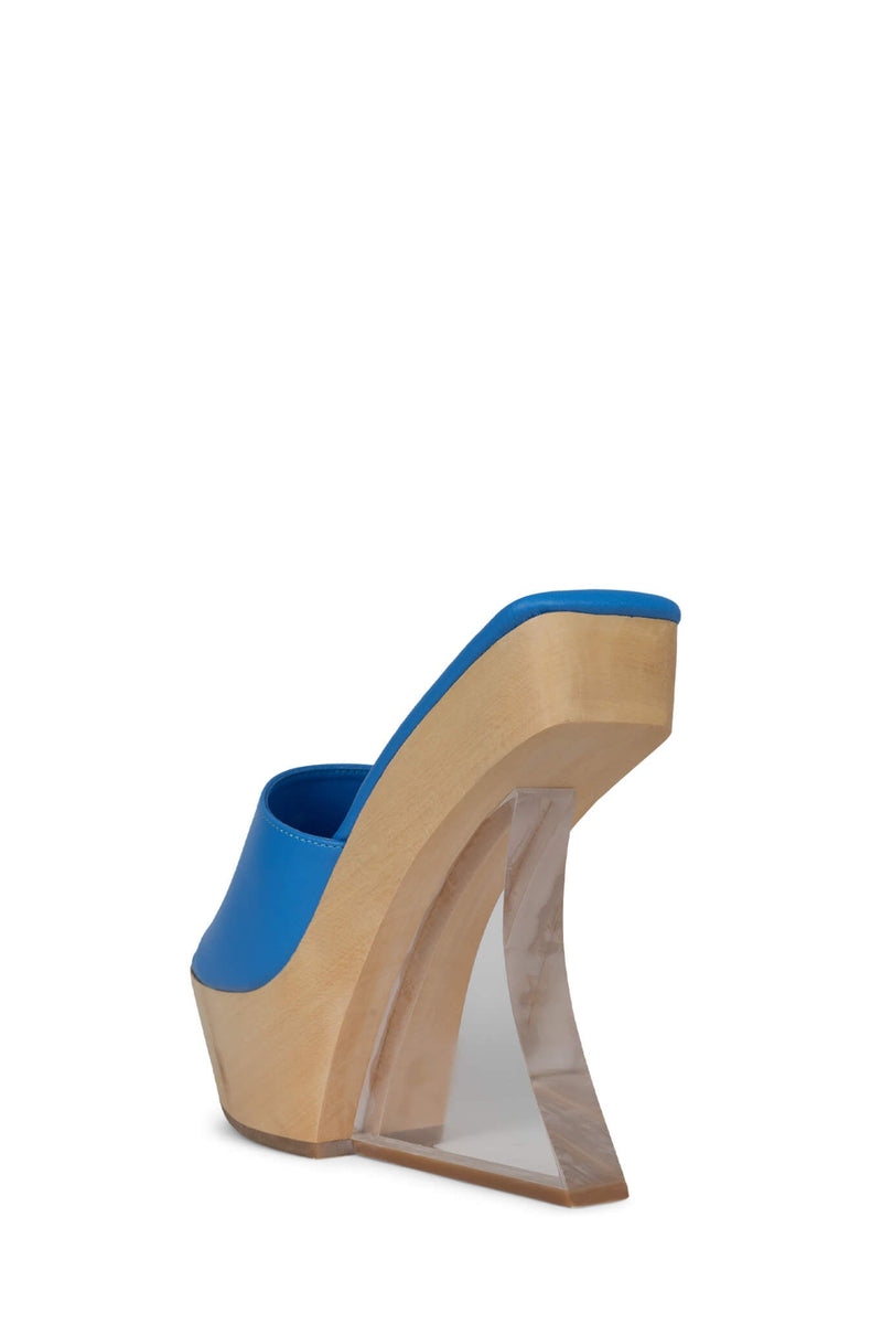 Jeffrey Campbell Pellucid Women's Wedges Blue | BJLMCRH-76