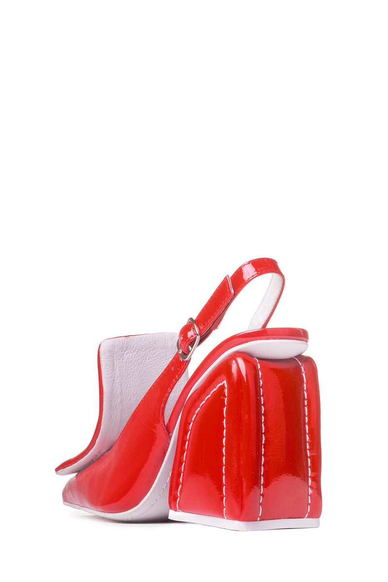 Jeffrey Campbell Picasso Women's Heels Shoes Red | PFNUYSI-59