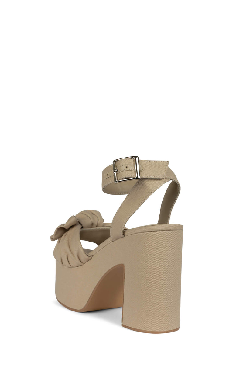 Jeffrey Campbell Picnic Women's Platform Sandals Beige | KVYDCPB-79