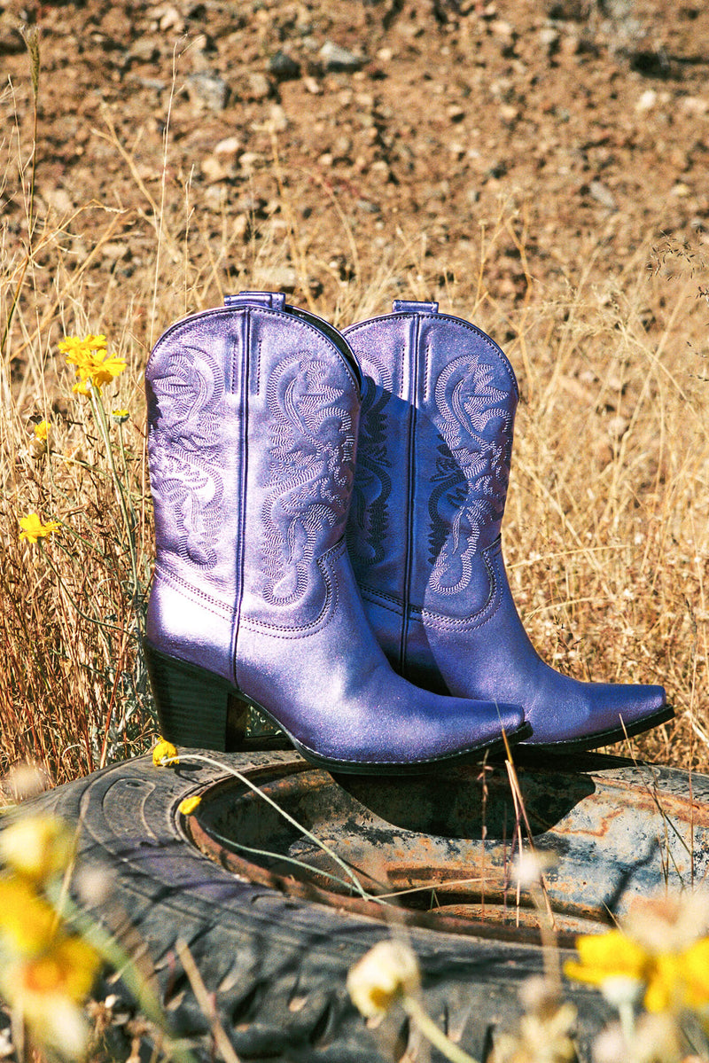 Jeffrey Campbell Rancher-Md Women's Western Boots Gold | CVBAETN-64