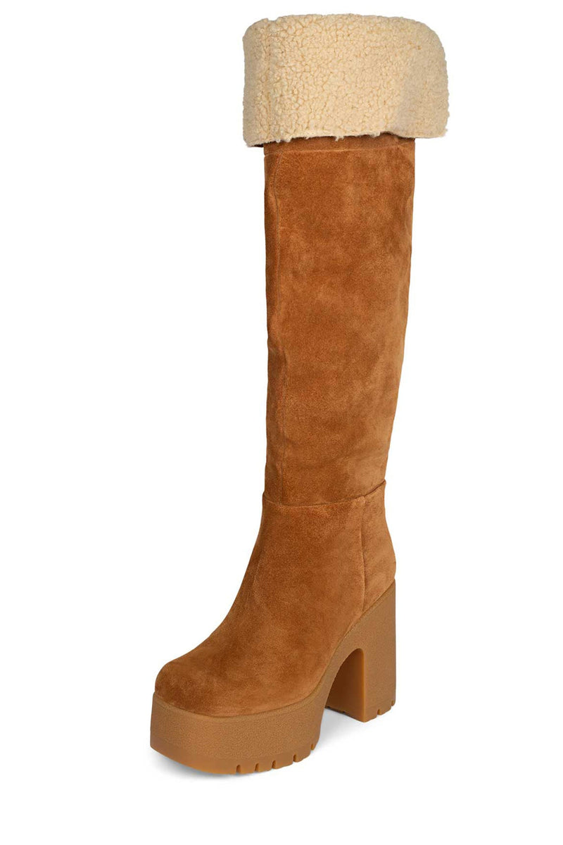 Jeffrey Campbell Refresh-F Women's Knee High Boots Brown | ULTOJGA-62