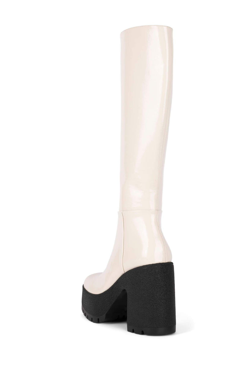 Jeffrey Campbell Refresh Women's Knee High Boots Beige | QMWASHP-45