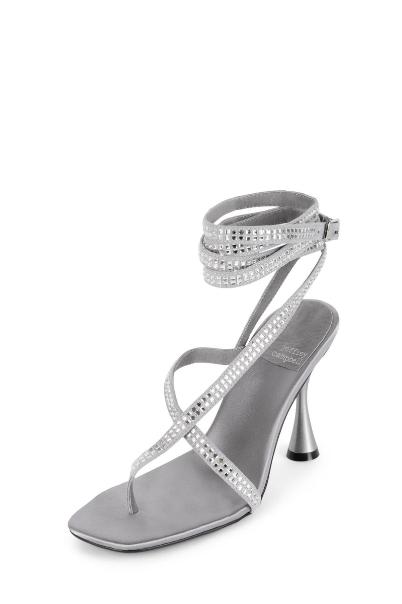 Jeffrey Campbell Richess Women's Heels Grey | MWYVGHN-87