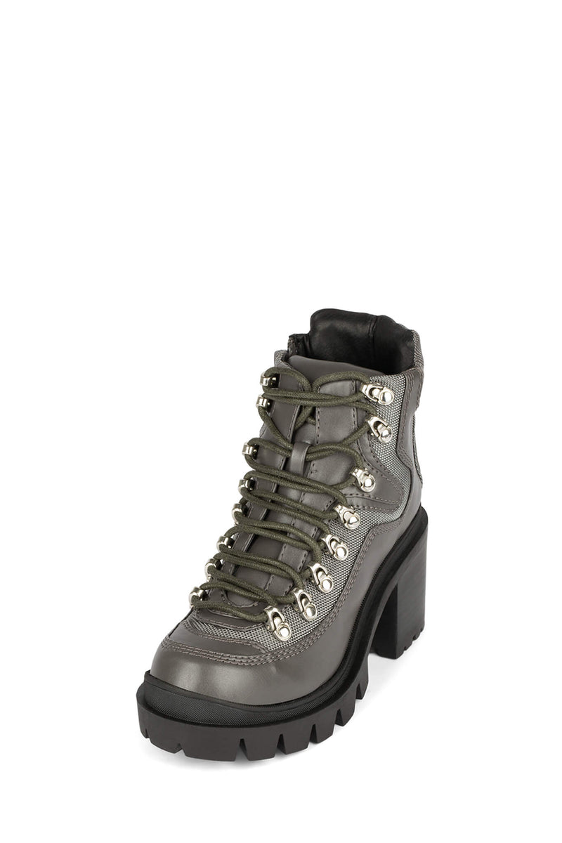 Jeffrey Campbell Road-Rage Women's Platform Boots Dark Grey | NCWVXHY-92