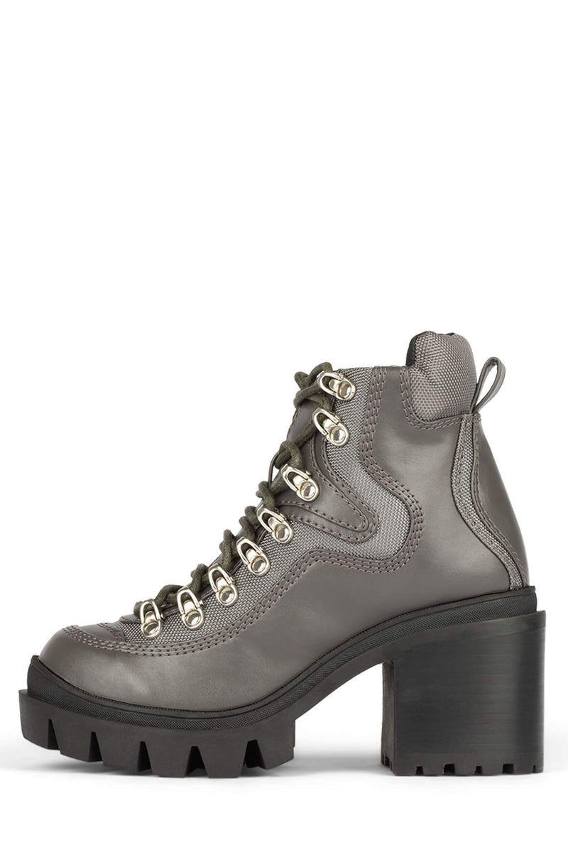 Jeffrey Campbell Road-Rage Women\'s Platform Boots Dark Grey | NCWVXHY-92