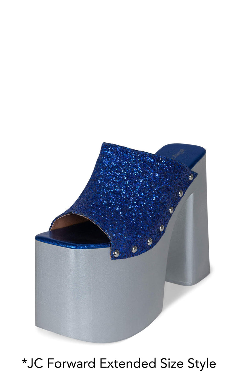 Jeffrey Campbell Rocknrolln Women's Platform Sandals Blue | JVHICSU-27