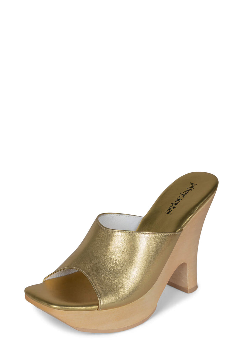 Jeffrey Campbell Roxi Women's Platform Sandals Gold | CPINLZG-35