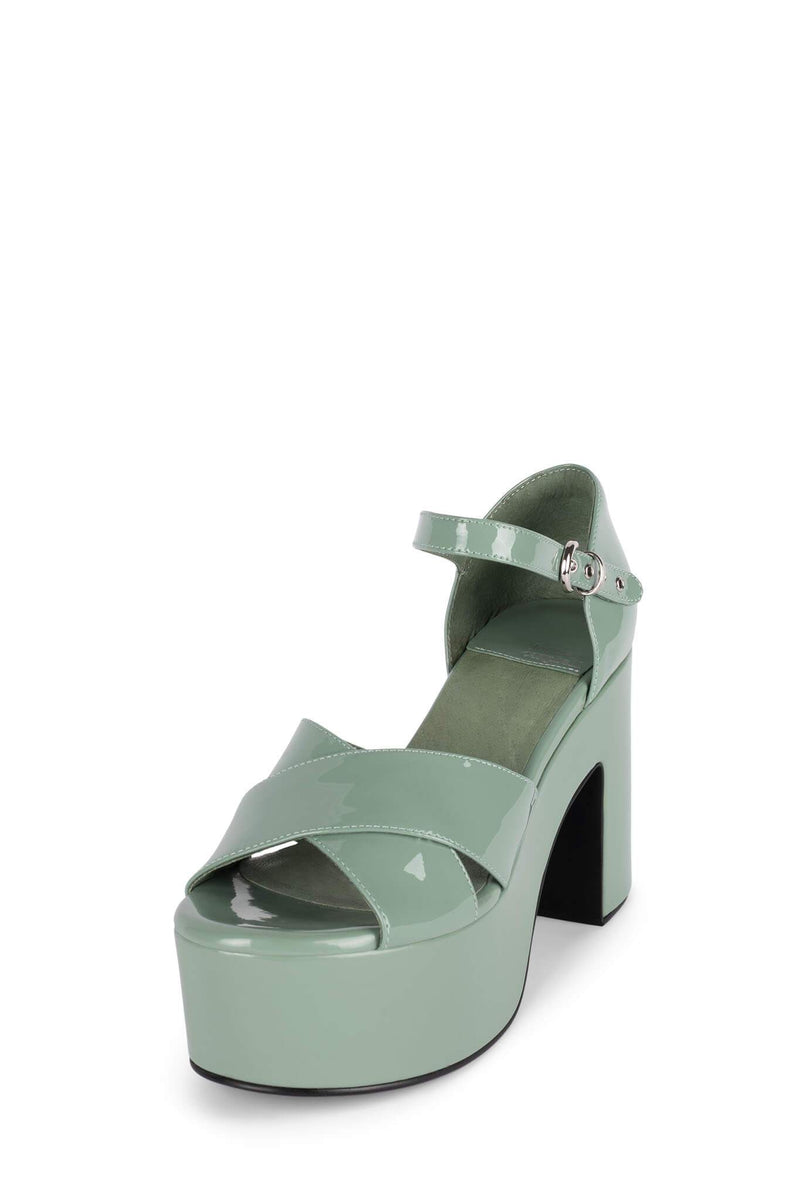 Jeffrey Campbell Sevrine Women's Platform Sandals Mint | BMRDHFE-10