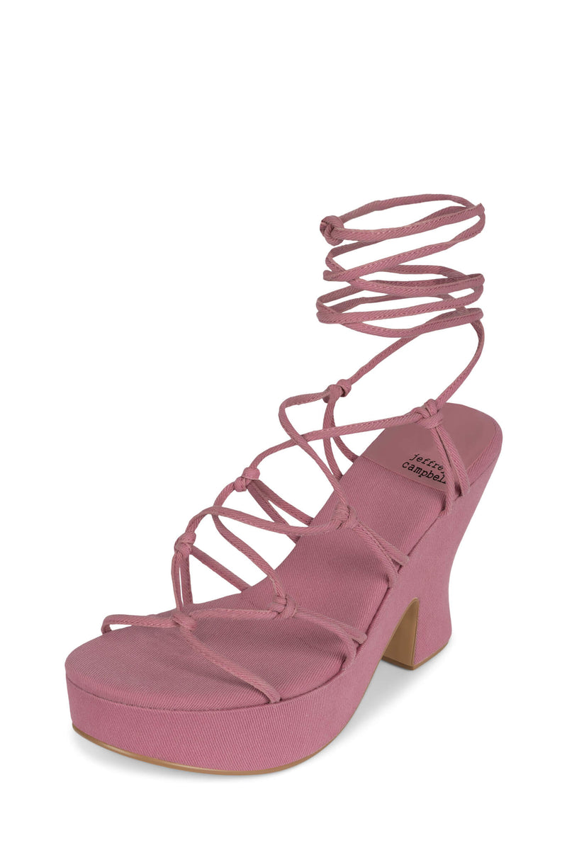 Jeffrey Campbell Shindia Women's Platform Sandals Pink | ABVOENC-35