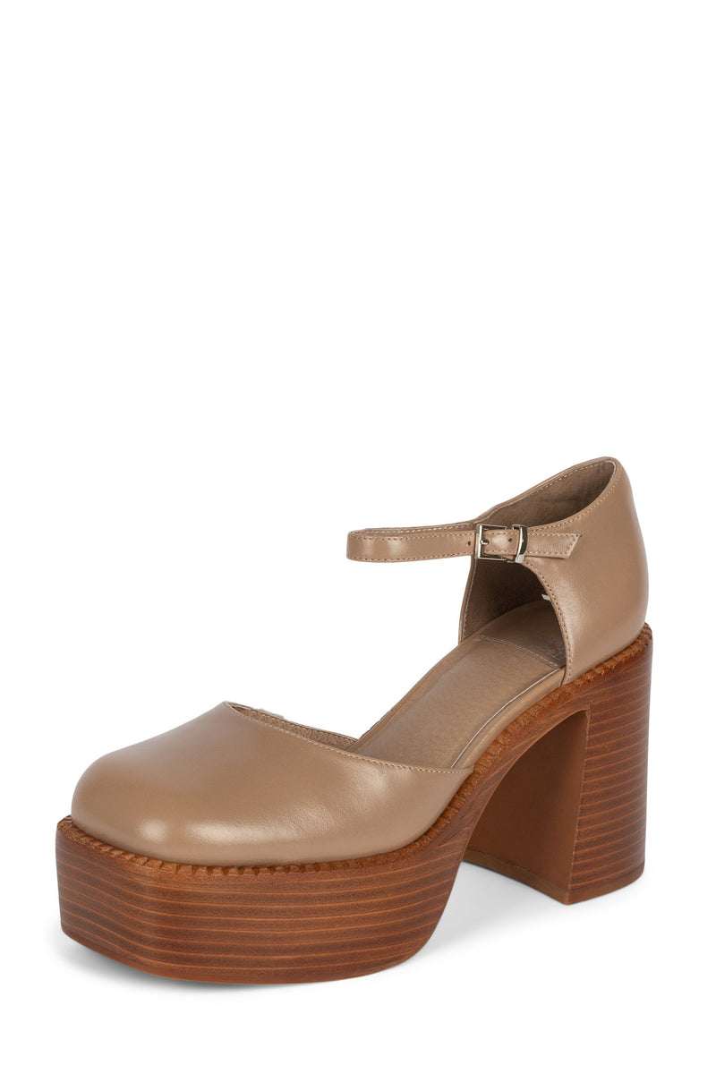 Jeffrey Campbell Star-Girl Women's Pumps Grey / Brown | ERLSOQJ-78