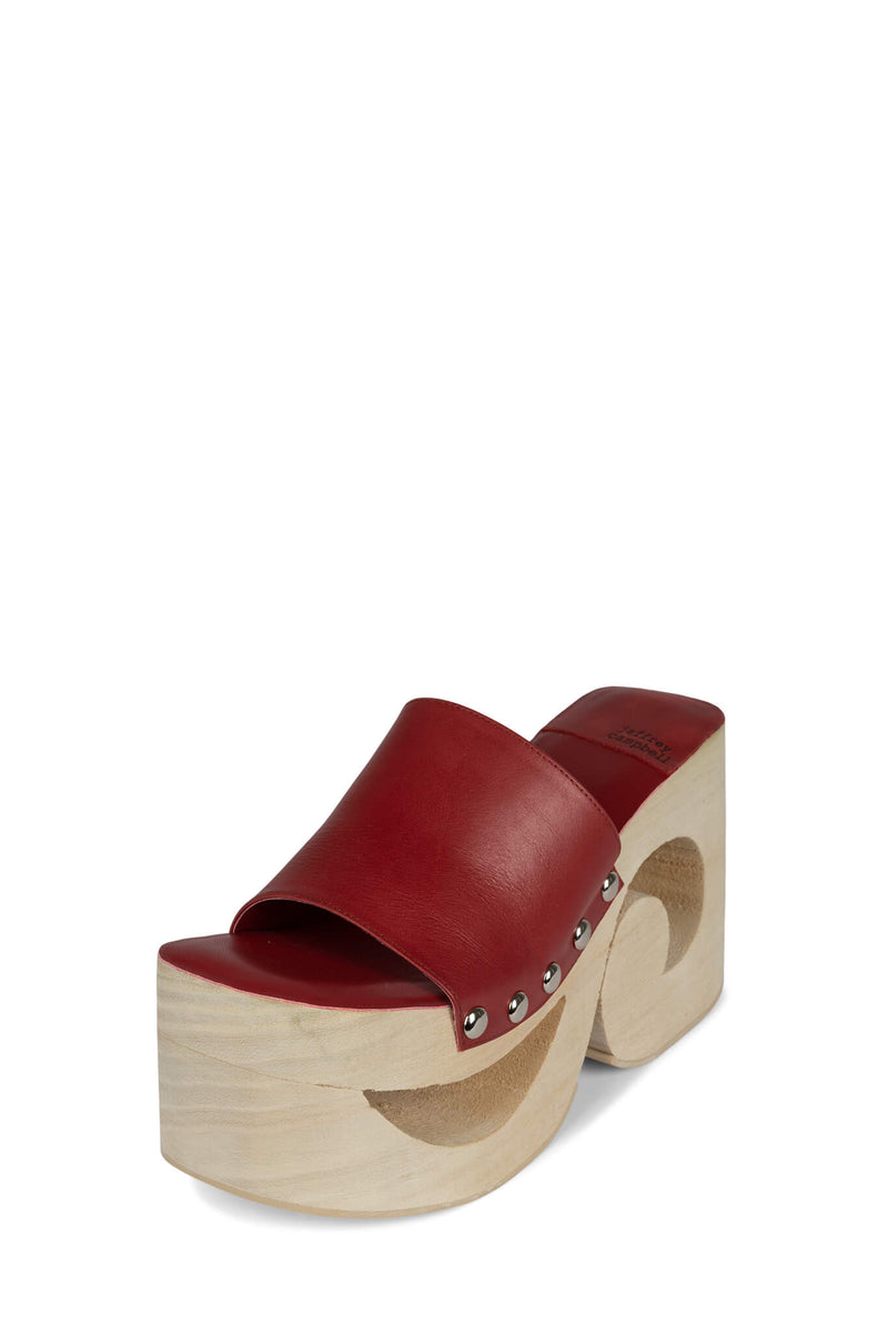 Jeffrey Campbell Symbolic Women's Platform Sandals Red | MOPVIUD-38