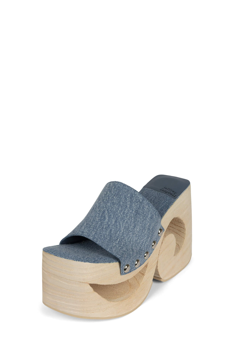 Jeffrey Campbell Symbolic Women's Platform Sandals Blue | WDCVEGJ-78