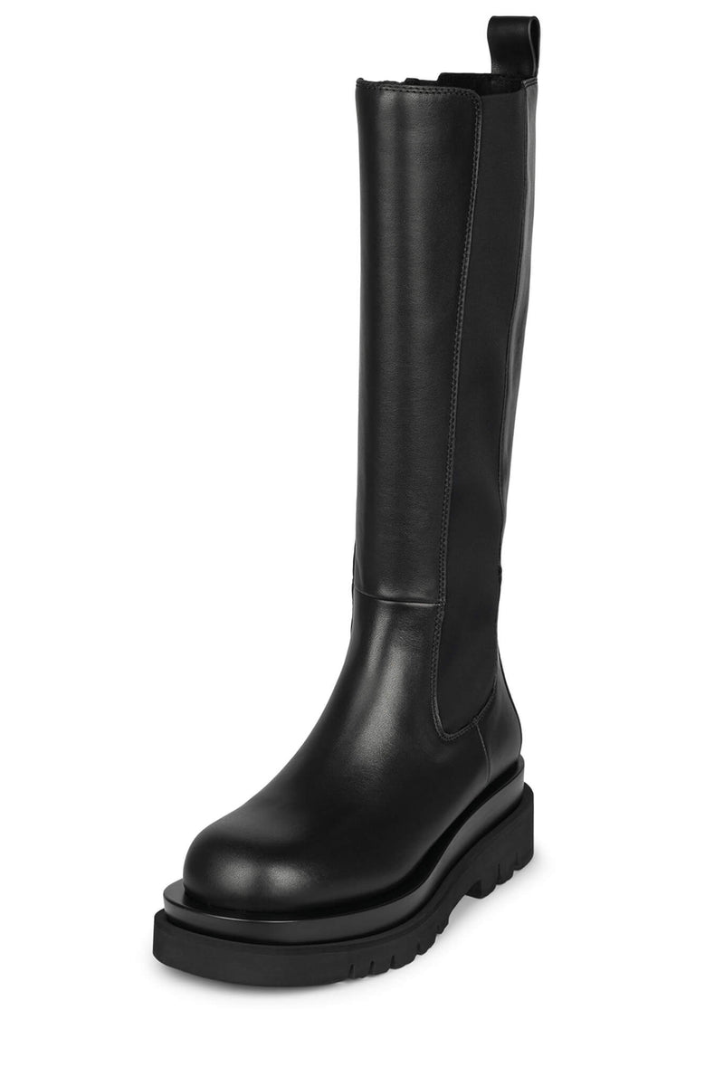 Jeffrey Campbell Tank-2kh Women's Knee High Boots Black | LUETNVR-54