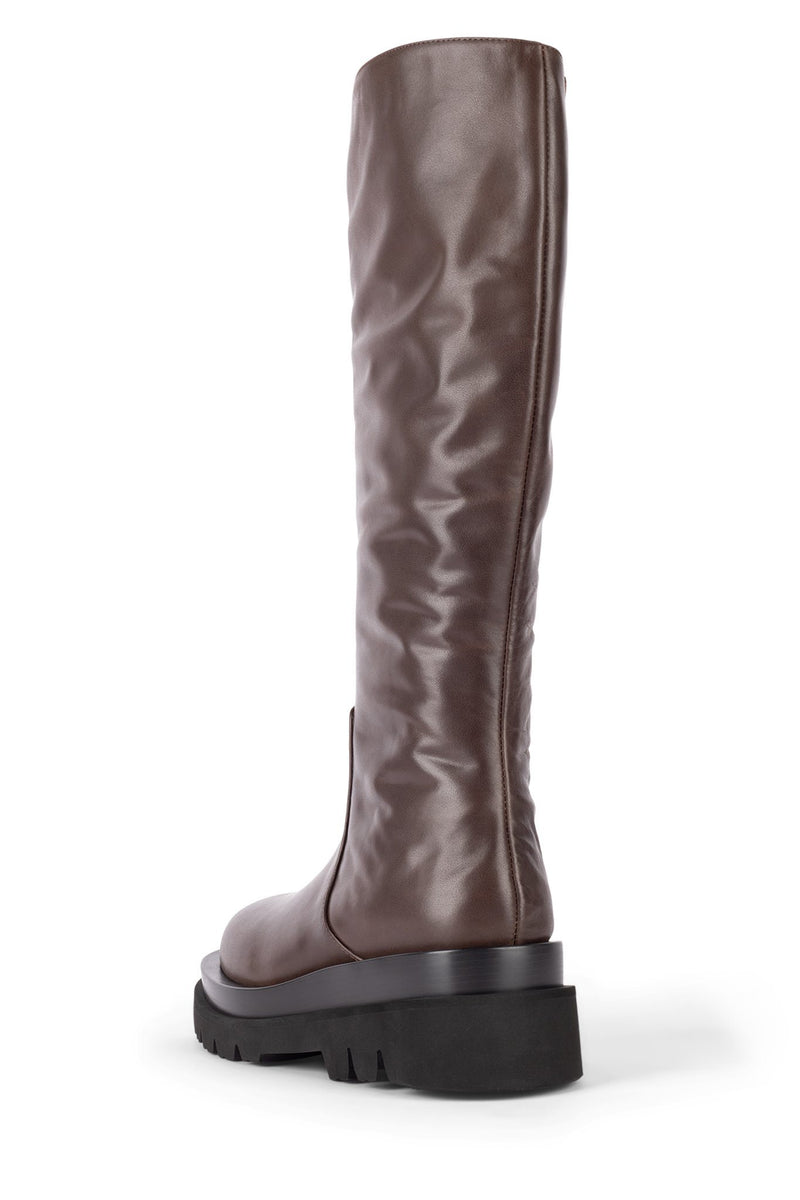 Jeffrey Campbell Tanked-Kh Women's Knee High Boots Brown | ONLKAYS-53