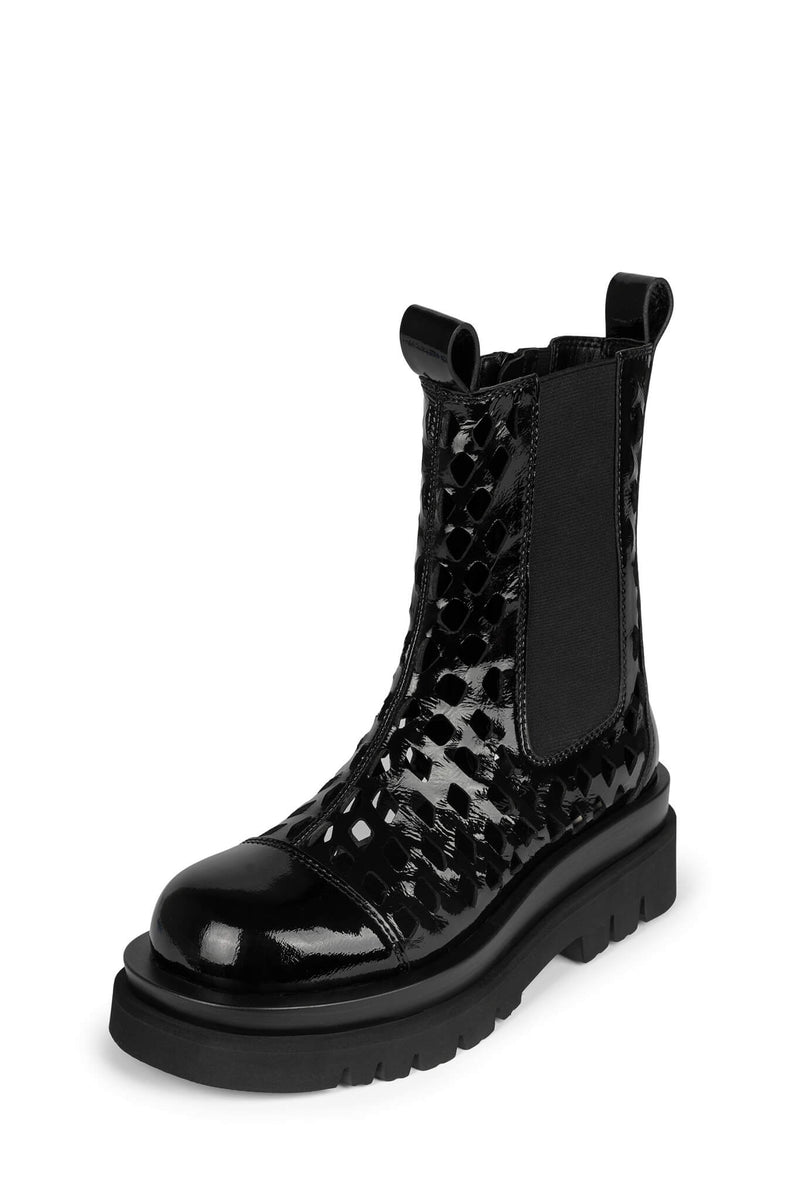 Jeffrey Campbell Tanked-P Women's Ankle Boots Black | PLIYNSJ-12