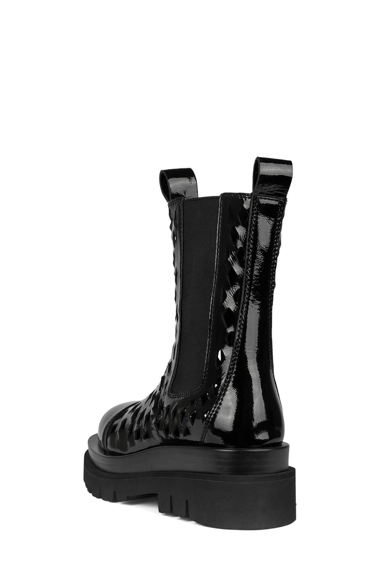 Jeffrey Campbell Tanked-P Women's Ankle Boots Black | PLIYNSJ-12