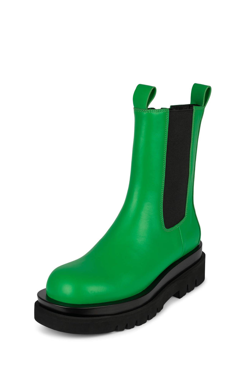 Jeffrey Campbell Tanked Women's Rain Boots Green | OIJKNAR-25