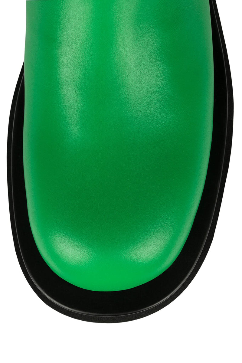 Jeffrey Campbell Tanked Women's Rain Boots Green | OIJKNAR-25