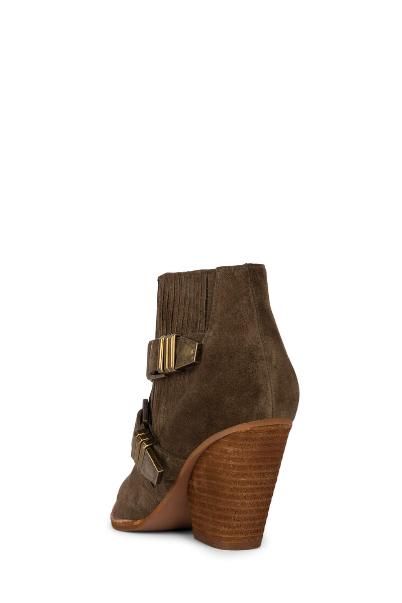 Jeffrey Campbell Texan Women's Ankle Boots Khaki | TDHBRVC-89