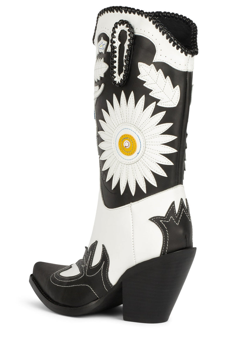 Jeffrey Campbell Texarkana Women's Western Boots Black | DZXGWYU-64