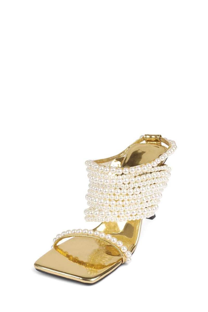 Jeffrey Campbell Theogony-P Women's Heels Gold | KZXPFLN-20