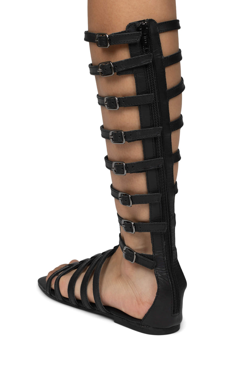 Jeffrey Campbell Tip-2 Women's Flat Sandals Black | VSOYRIL-65