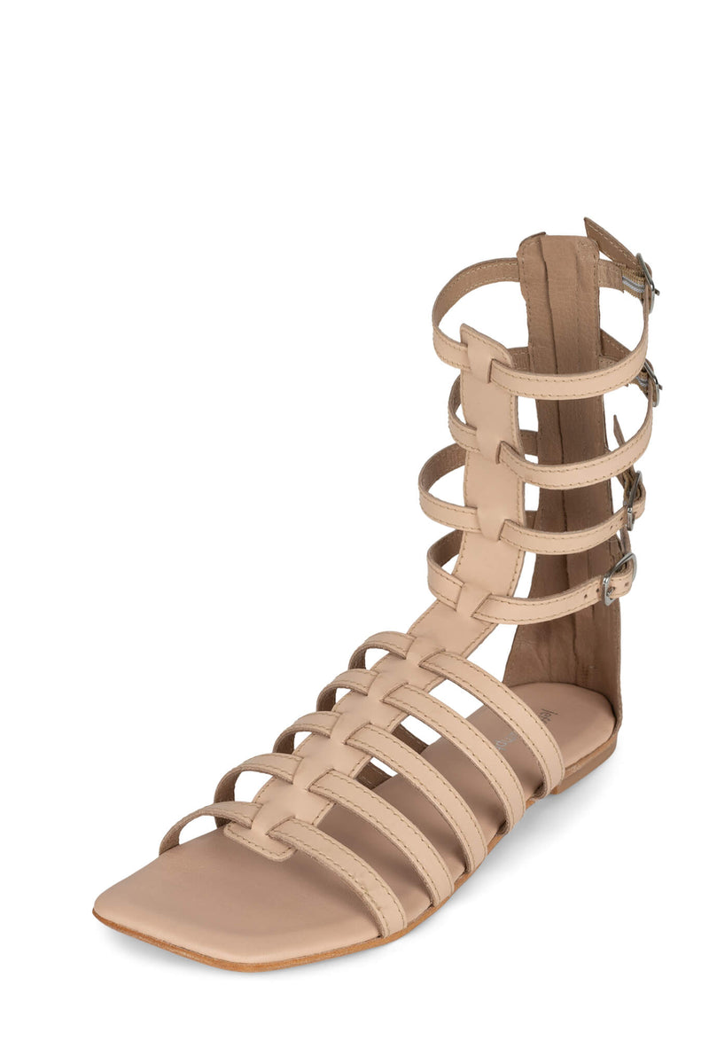 Jeffrey Campbell Top-2 Women's Flat Sandals White | GEWJHDO-20