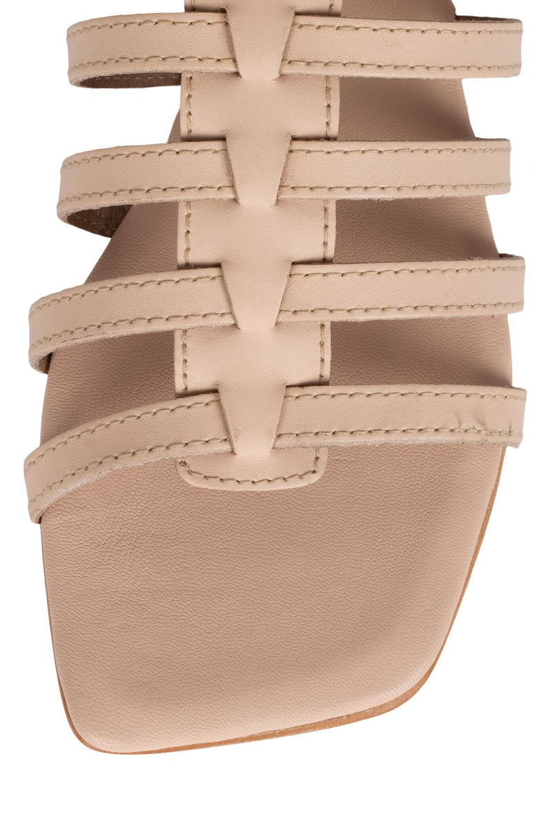 Jeffrey Campbell Top-2 Women's Flat Sandals White | GEWJHDO-20