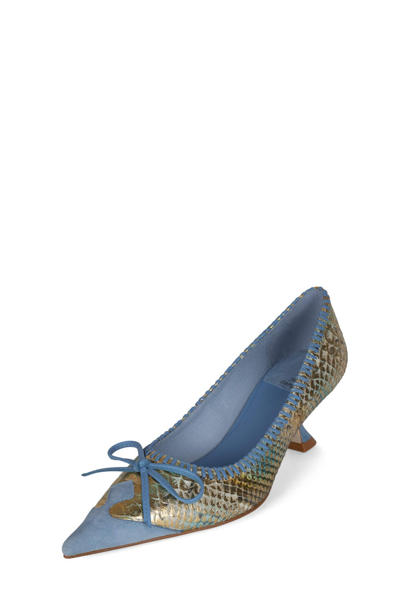 Jeffrey Campbell Torpedo-2 Women's Heels Shoes Blue | GMVNJSY-30