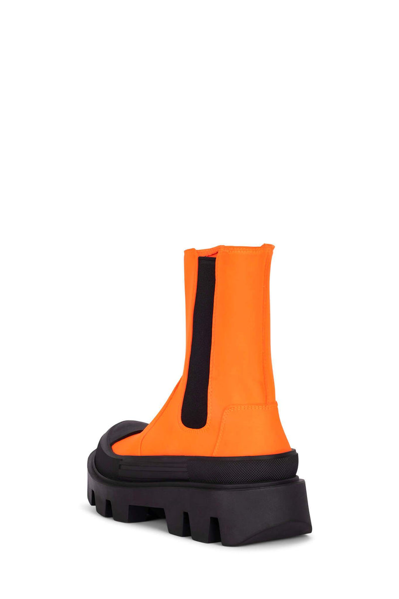 Jeffrey Campbell Tough-Guy Women's Rain Boots Orange | GUNLQEX-31