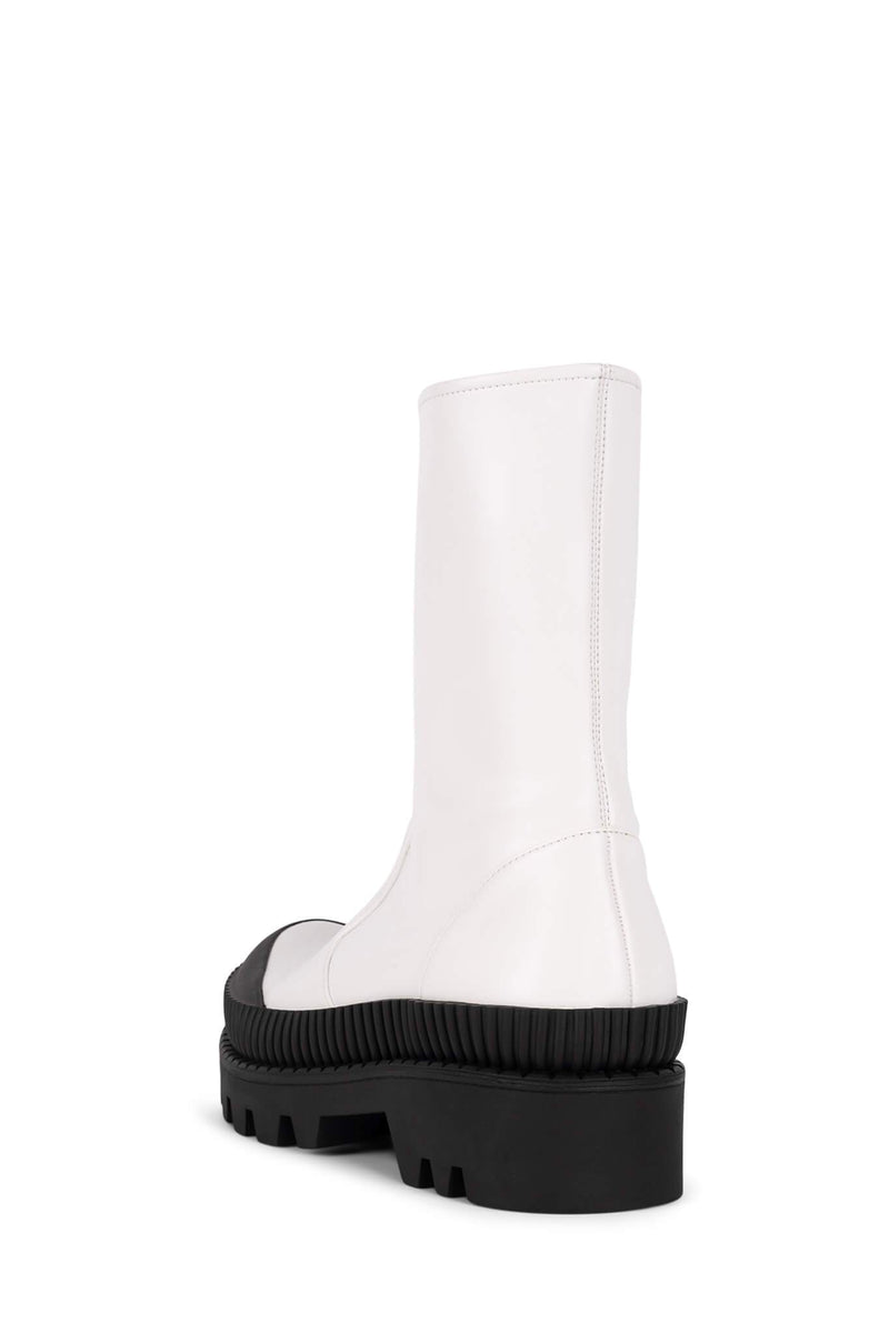 Jeffrey Campbell Tough Women's Rain Boots White | RCGTOHA-94