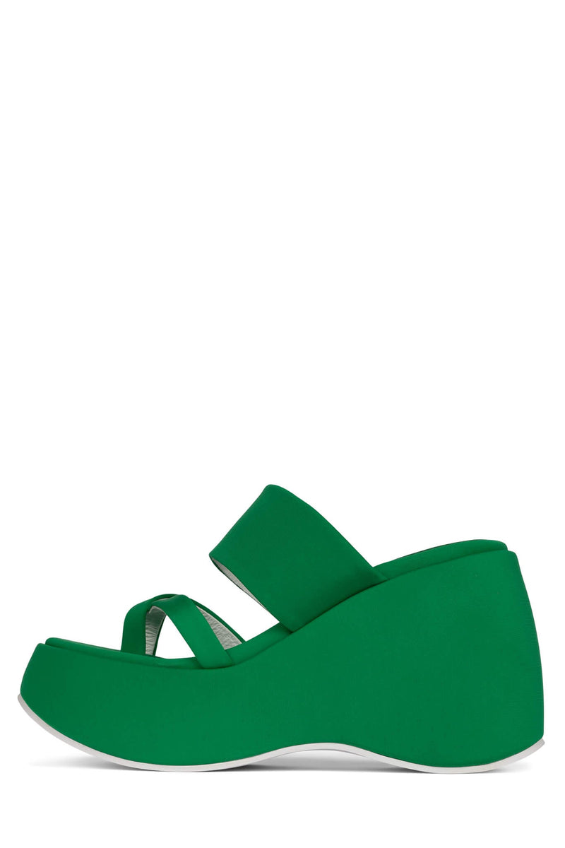 Jeffrey Campbell Vibe-2 Women\'s Platform Sandals Green | PBACRXY-80