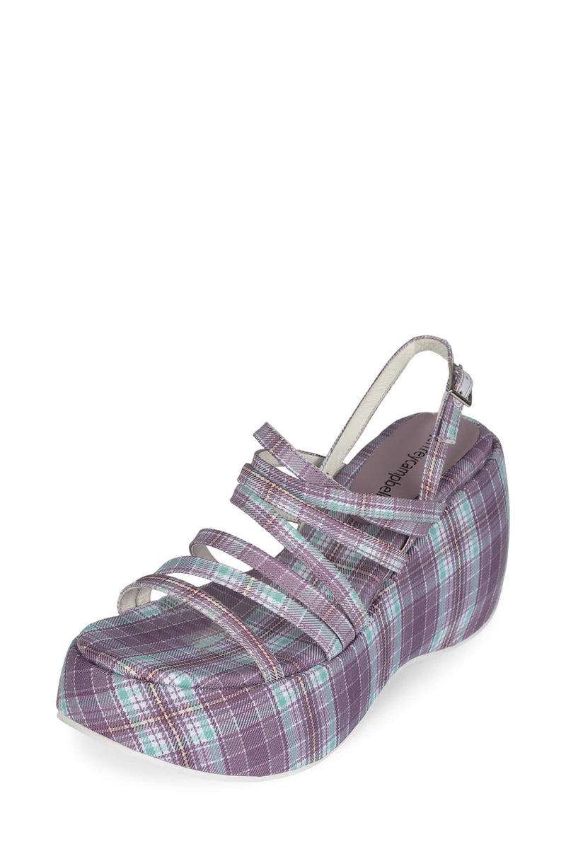 Jeffrey Campbell Vibez Women's Platform Sandals Purple | ZOLQWKG-04