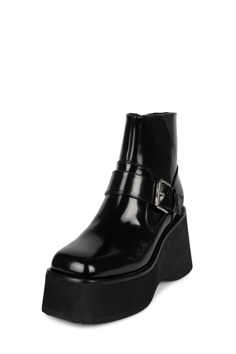 Jeffrey Campbell Wallie Women's Platform Boots Black | YJGIHPB-95