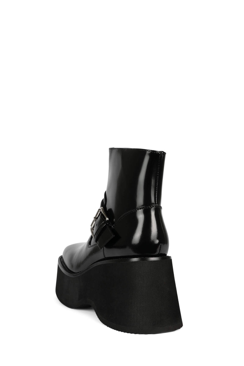 Jeffrey Campbell Wallie Women's Platform Boots Black | YJGIHPB-95