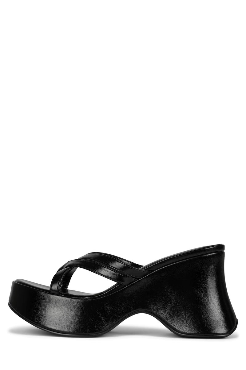 Jeffrey Campbell Year-3000 Women\'s Platform Sandals Black | YHOLGWI-70